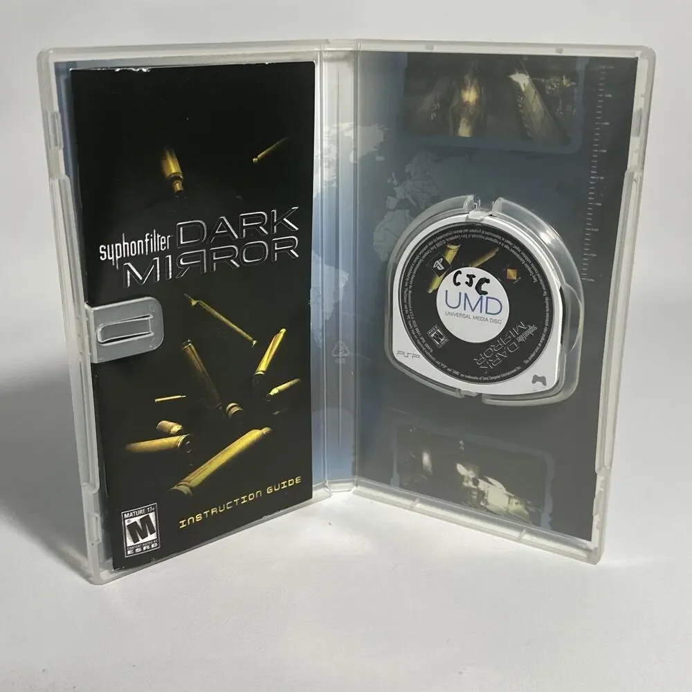 Sony PSS Syphon Filter: Dark Mirror Game 2006 Mature Video Game with Manual